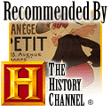 Recommended by the History Channel